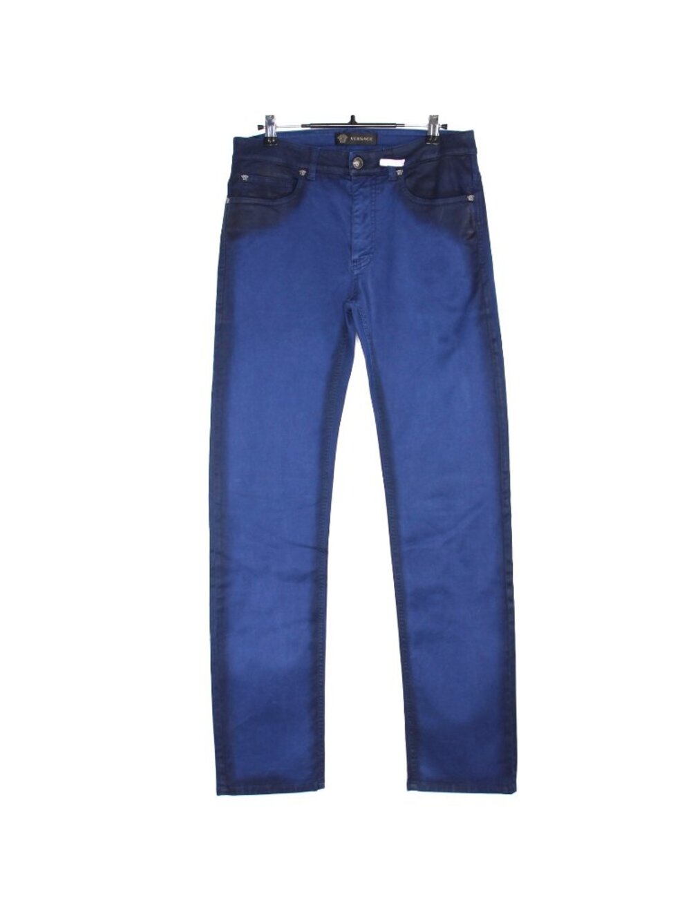 Versace Mens 32 x 33 Coated Parts Medusa Head Hardwear Pants C1271